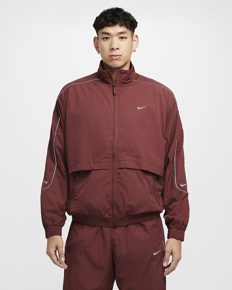 Veste de survetement tissee Nike Sportswear Solo Swoosh pour homme